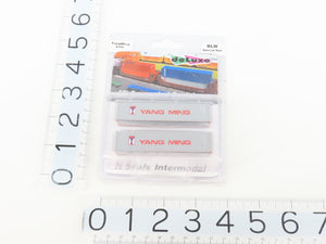 LOT of 6 N Scale Deluxe Innovations Showa/YangMing/Linea Mexicana Containers