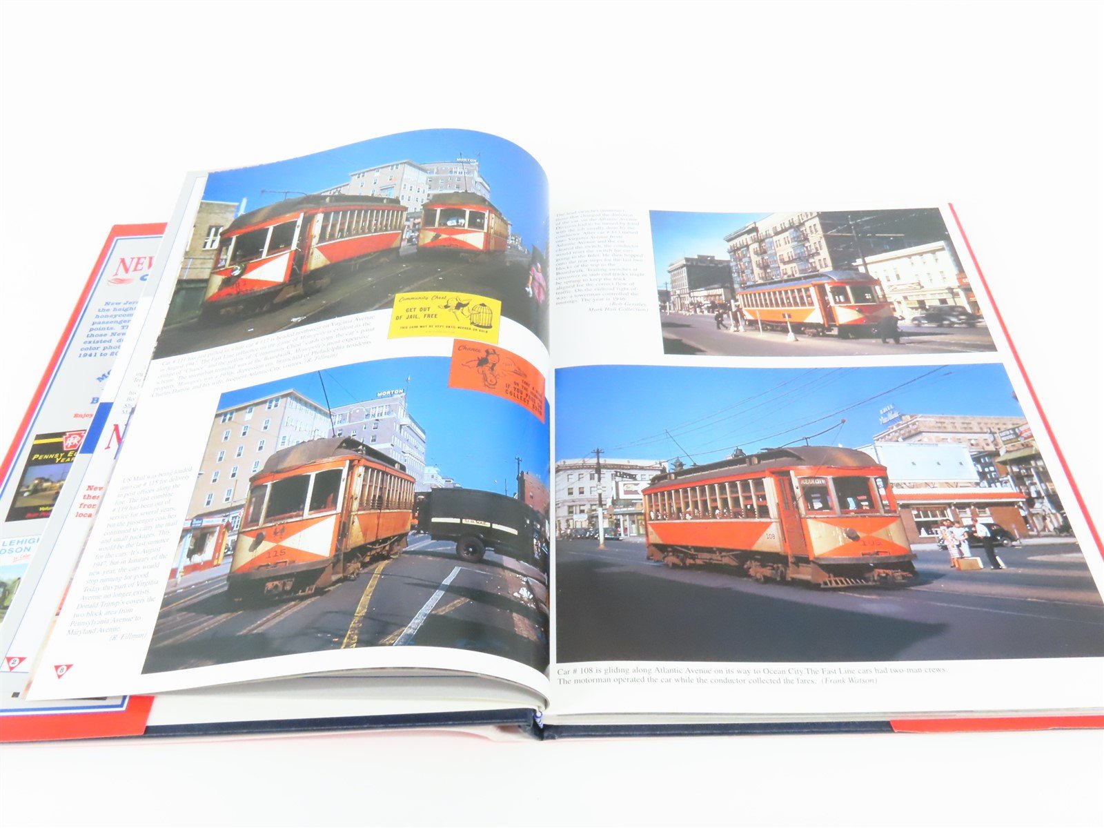 Morning Sun New Jersey Trolleys in Color by Eid and Gummere ©2002 HC Book