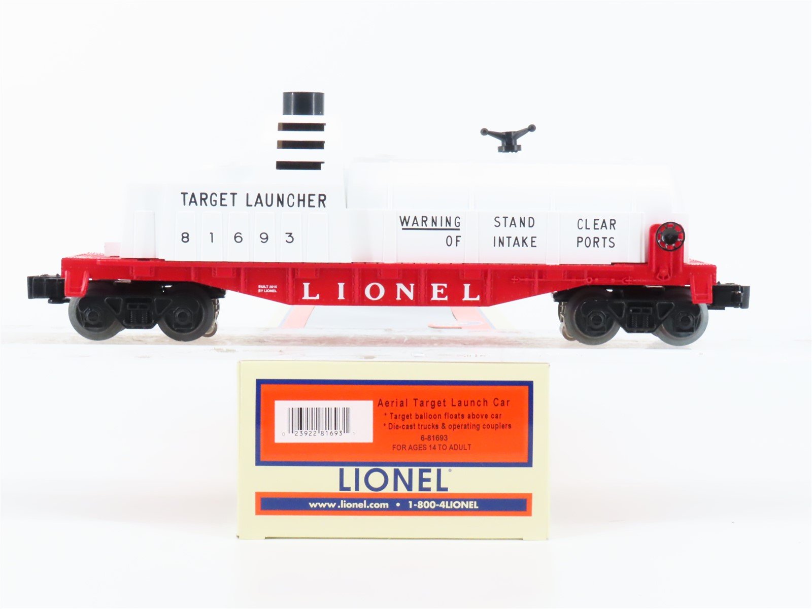 O Gauge 3-Rail Lionel 6-81693 Operating Aerial Target Launch Car