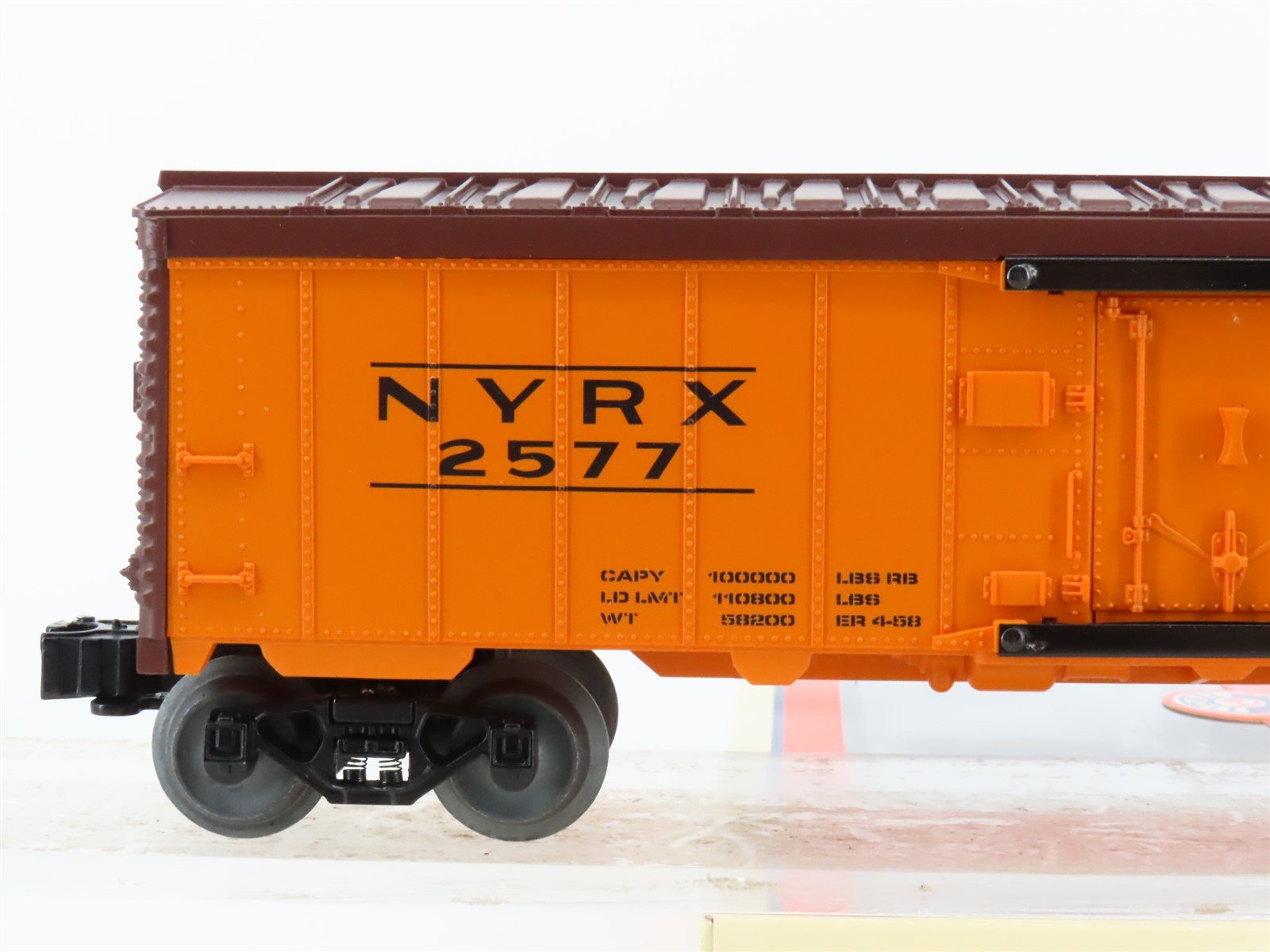 O Gauge 3-Rail Lionel 6-81044 NYRX NYC Early Bird Steel-Side Mech Reefer #2577