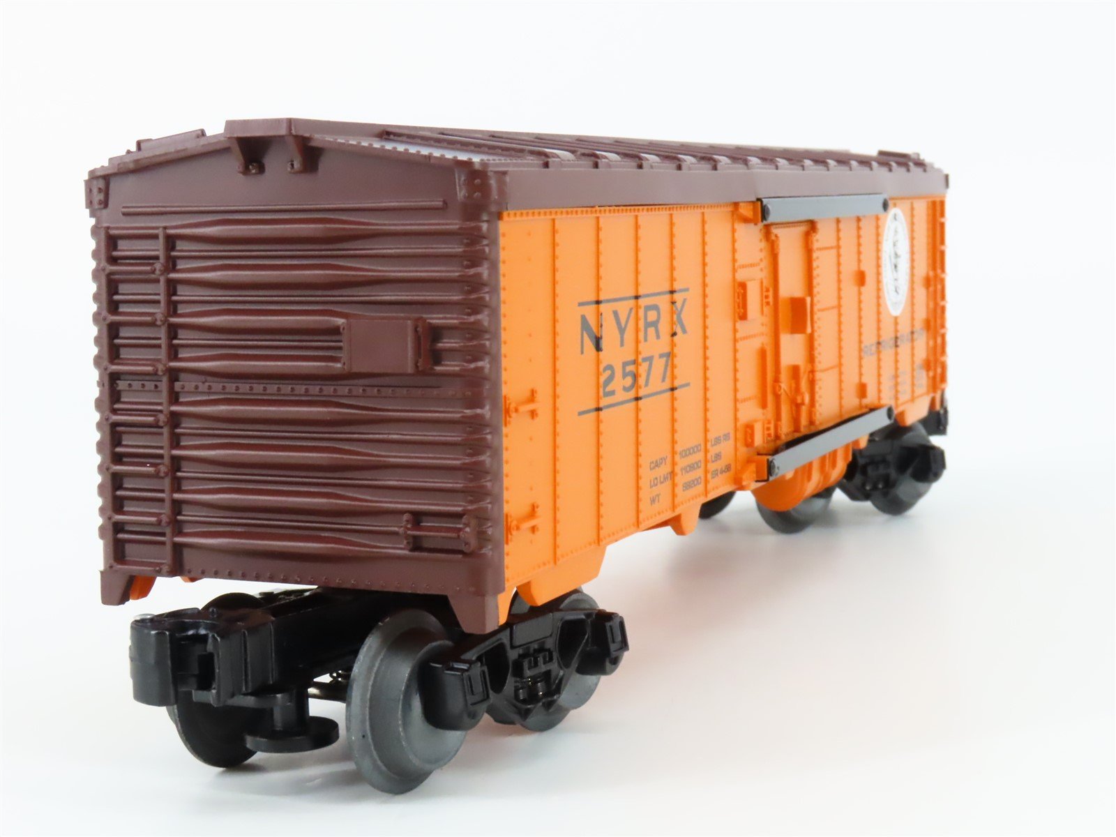 O Gauge 3-Rail Lionel 6-81044 NYRX NYC Early Bird Steel-Side Mech Reefer #2577