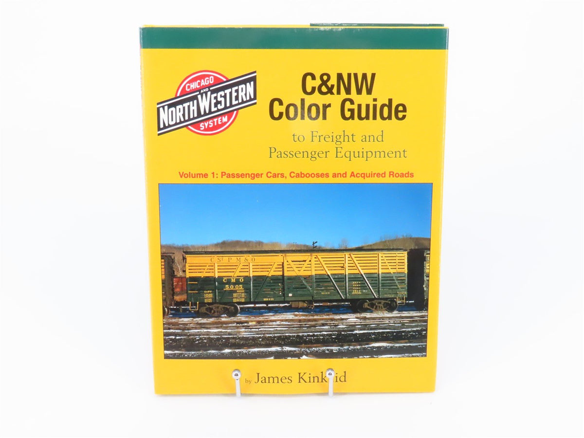 Morning Sun C&amp;NW Color Guide to Freight &amp; Pass. Equip. by Kincaid ©2008 HC book