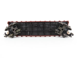 O Gauge 3-Rail Lionel ATSF Santa Fe Railroad Flat Car #9823 w/ Stakes & Load