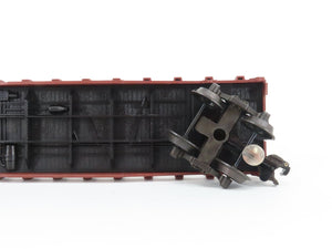 O Gauge 3-Rail Lionel ATSF Santa Fe Railroad Flat Car #9823 w/ Stakes & Load