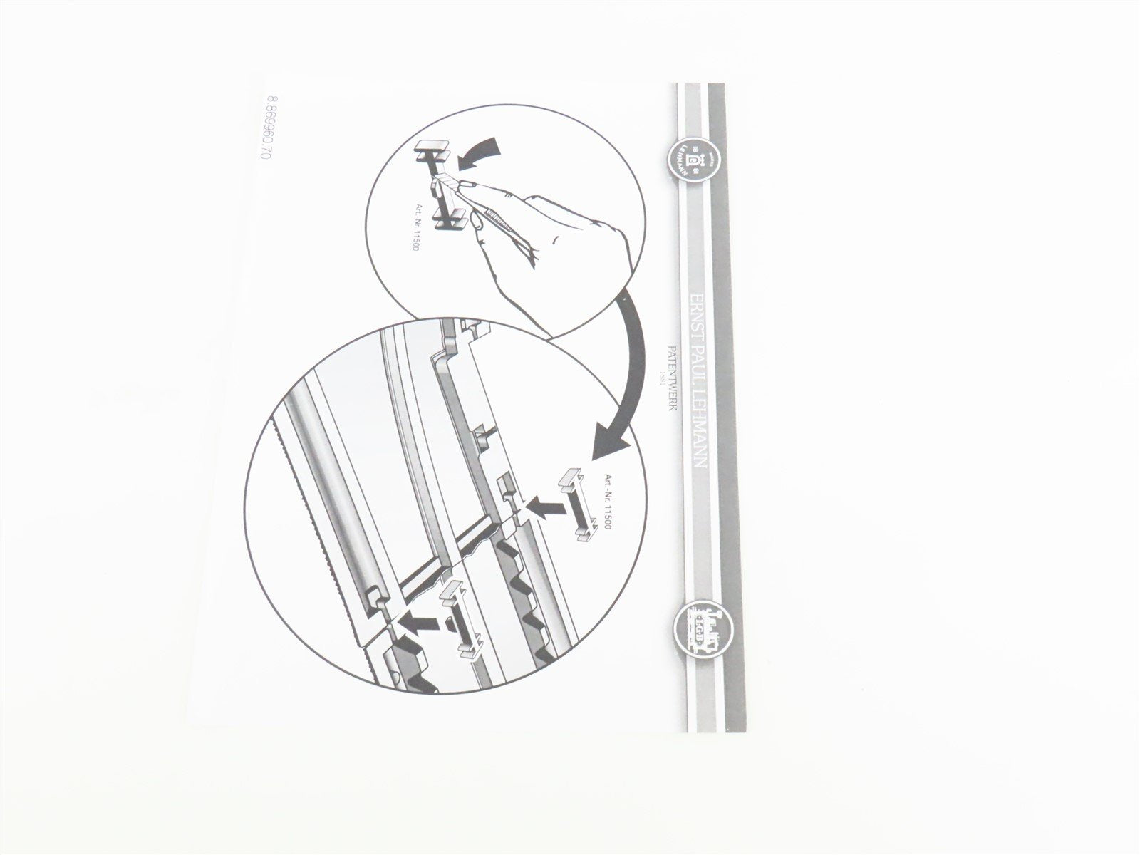 G Scale LGB 61615 Roadbed for #16150 Switch R3 22,5 Track ROADBED ONLY