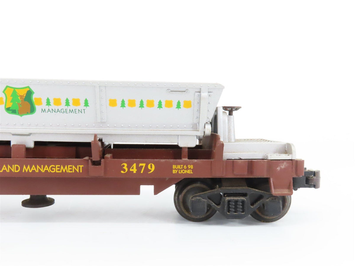 O Gauge 3-Rail Lionel 6-16766 Bureau of Land Management Operating Ore Car #3479