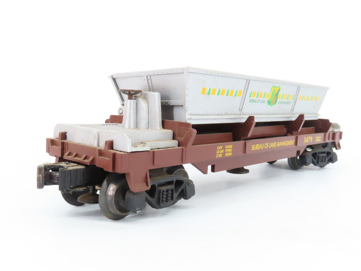 O Gauge 3-Rail Lionel 6-16766 Bureau of Land Management Operating Ore Car #3479