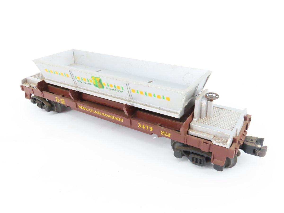 O Gauge 3-Rail Lionel 6-16766 Bureau of Land Management Operating Ore Car #3479