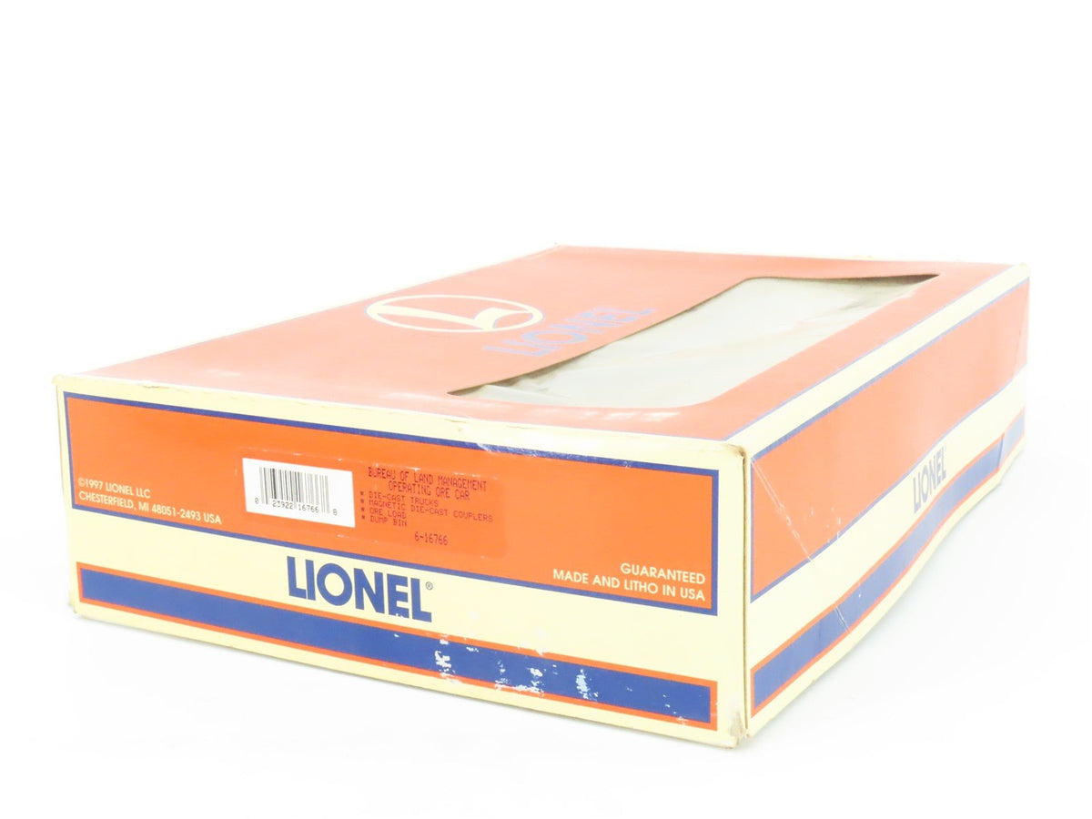 O Gauge 3-Rail Lionel 6-16766 Bureau of Land Management Operating Ore Car #3479