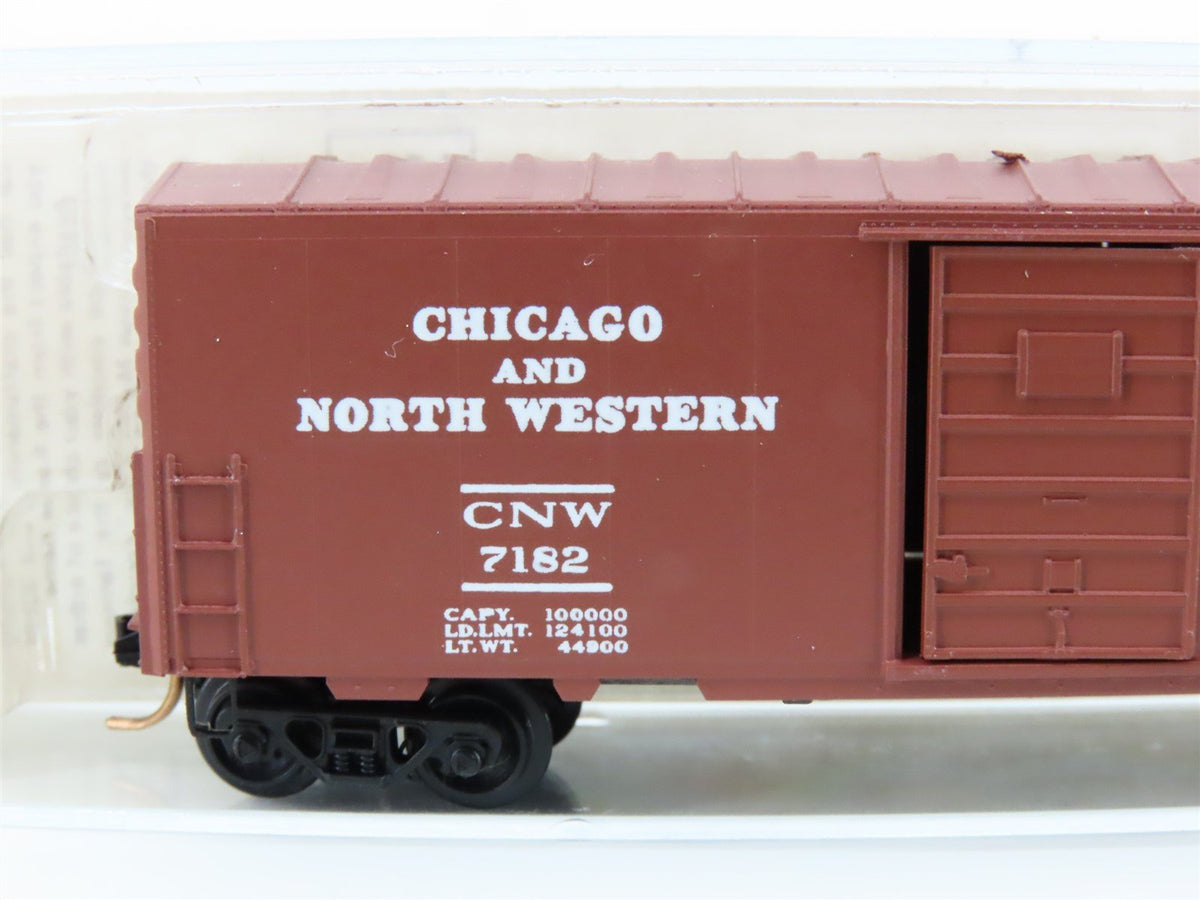 N Micro-Trains/Kadee 24000 CNW Chicago &amp; Northwestern 40&#39; Boxcar #7182 Custom