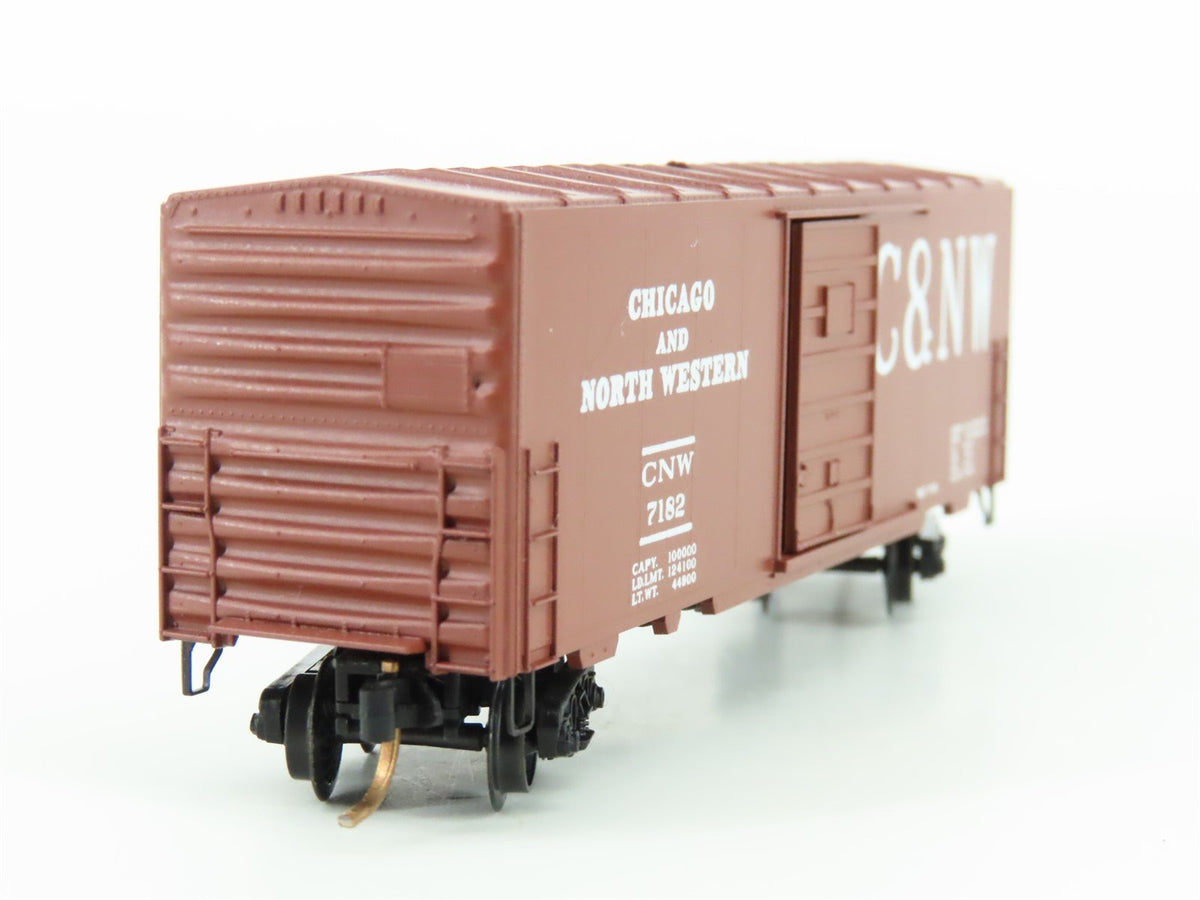 N Micro-Trains/Kadee 24000 CNW Chicago &amp; Northwestern 40&#39; Boxcar #7182 Custom