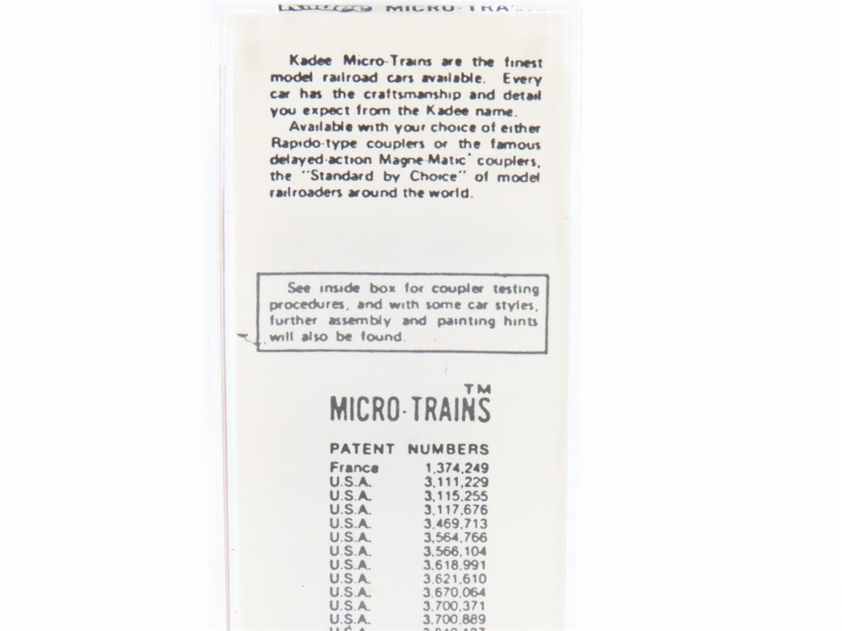 N Micro-Trains/Kadee 24000 CNW Chicago &amp; Northwestern 40&#39; Boxcar #7182 Custom