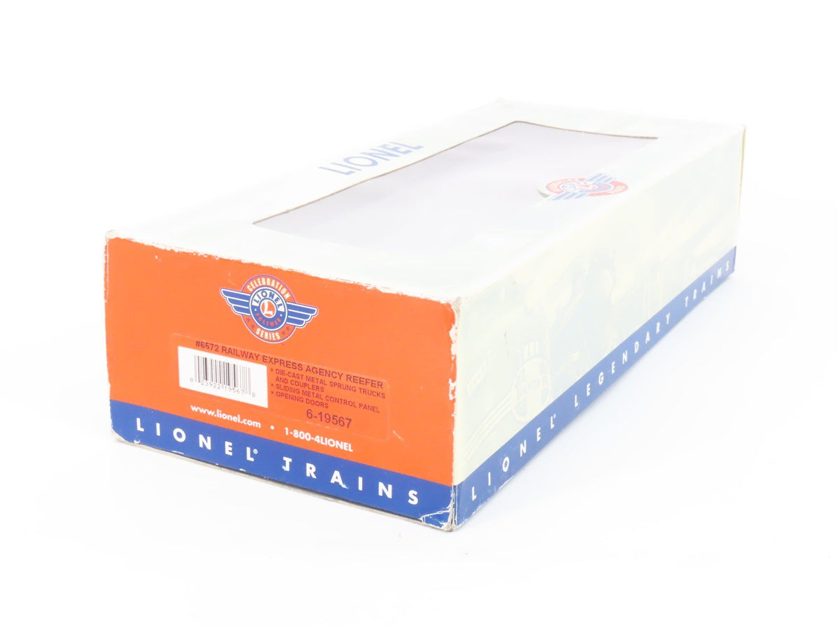 O Gauge 3-Rail Lionel 6-19567 REX Railway Express Agency Reefer #6572