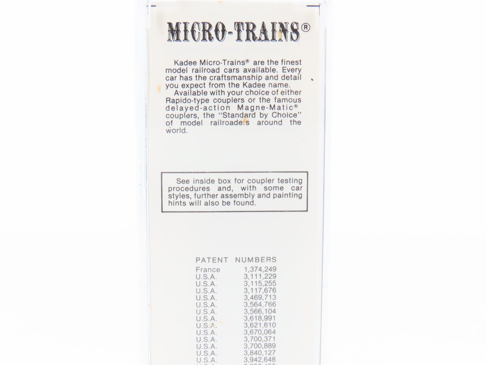 N Micro-Trains/Kadee 20420 B&O 