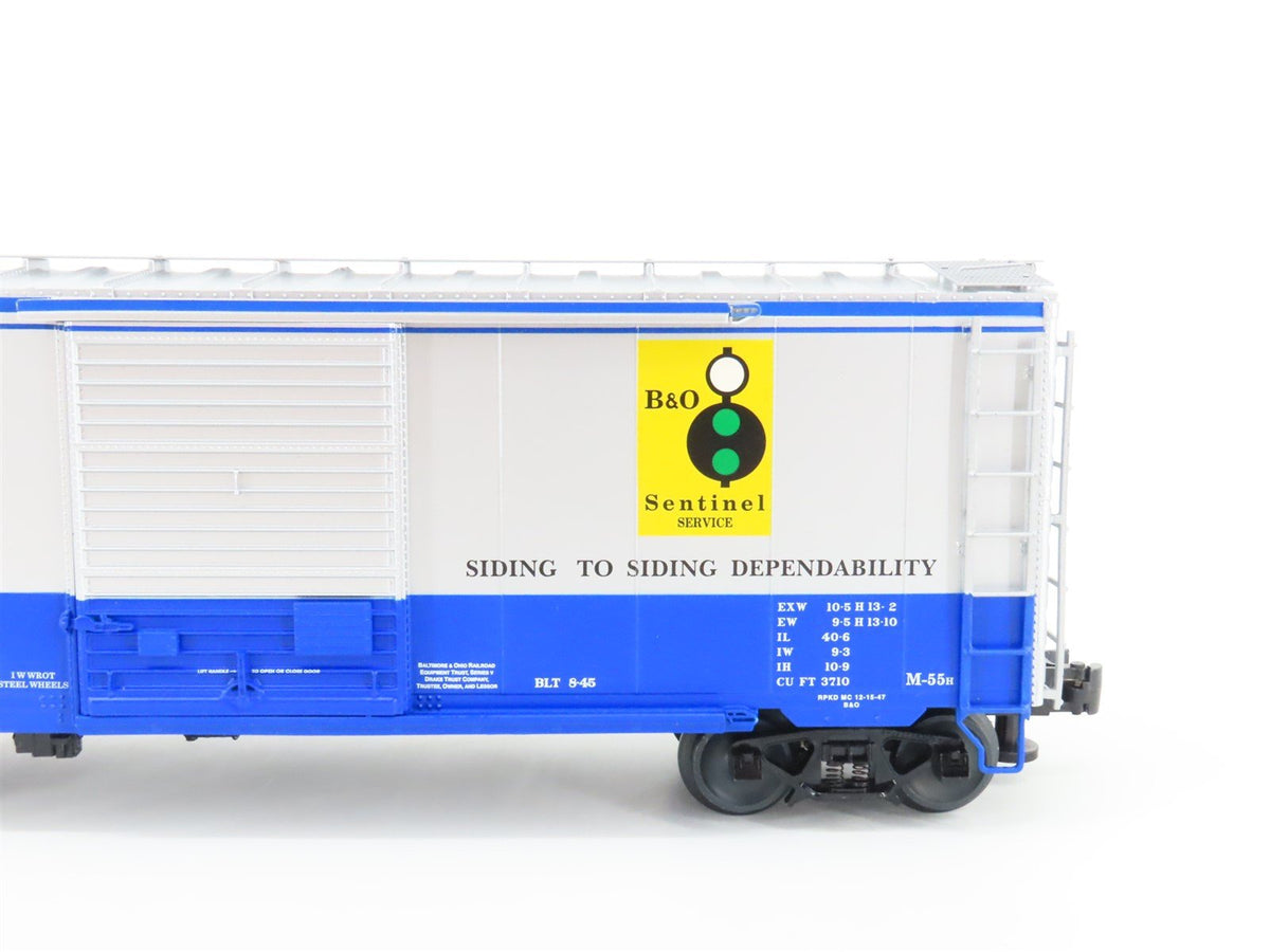 O Gauge 3-Rail Lionel 1926620 B&amp;O Sentinel Box Car #466024 w/ Freight Sounds