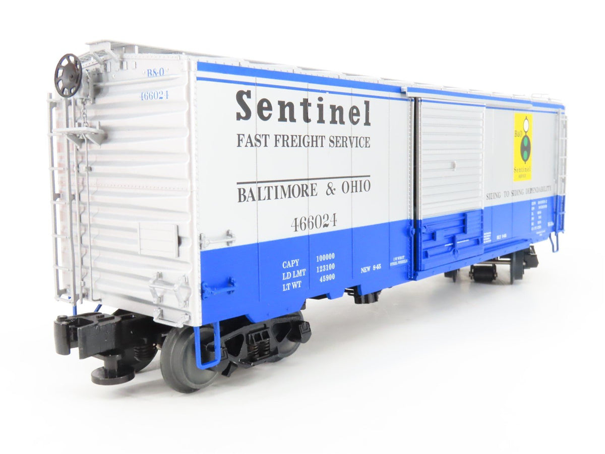 O Gauge 3-Rail Lionel 1926620 B&amp;O Sentinel Box Car #466024 w/ Freight Sounds