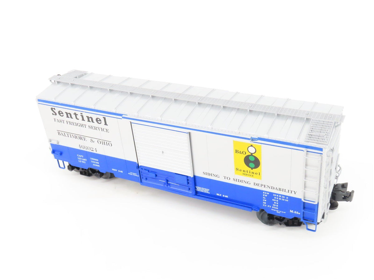 O Gauge 3-Rail Lionel 1926620 B&amp;O Sentinel Box Car #466024 w/ Freight Sounds