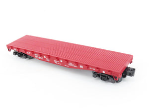 O Gauge 3-Rail Lionel 2143011 ATSF Santa Fe Flat Car #90410 w/ Stakes & Beams
