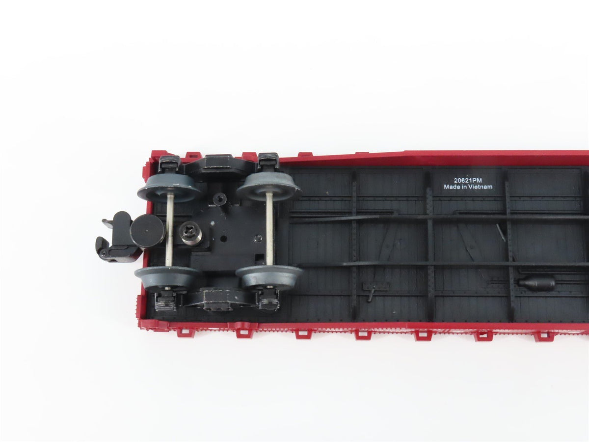 O Gauge 3-Rail Lionel 2143011 ATSF Santa Fe Flat Car #90410 w/ Stakes &amp; Beams