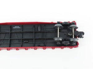 O Gauge 3-Rail Lionel 2143011 ATSF Santa Fe Flat Car #90410 w/ Stakes & Beams