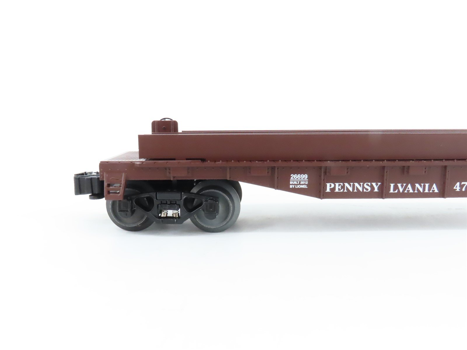 O Gauge 3-Rail Lionel 6-26699 PRR Pennsylvania Flat Car #473887 w/ Wheel Load
