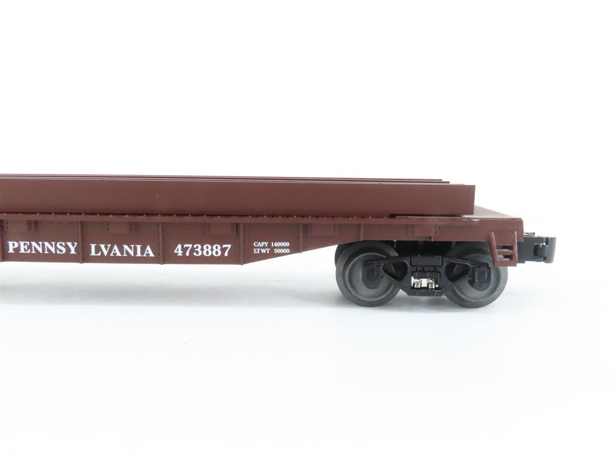 O Gauge 3-Rail Lionel 6-26699 PRR Pennsylvania Flat Car #473887 w/ Wheel Load