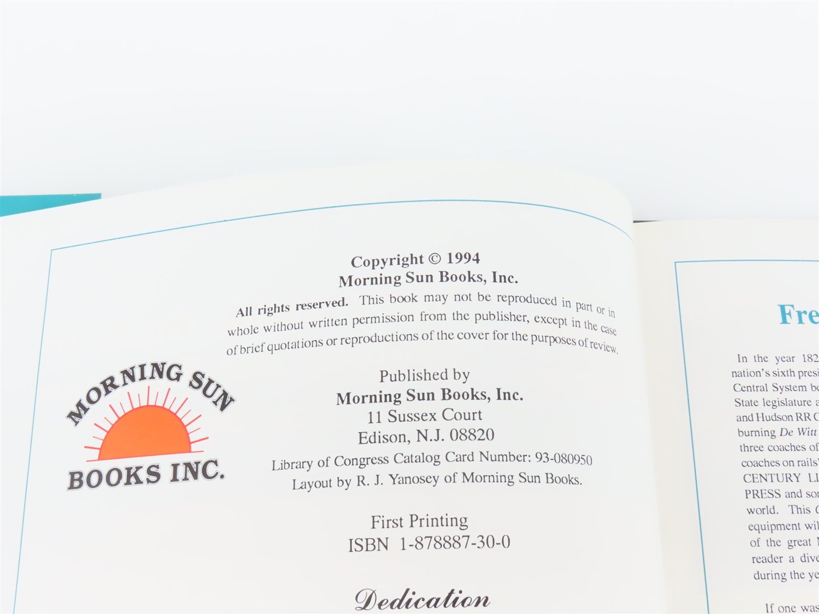 Morning Sun NYC Color Guide to Freight & Pass. Equip. by Sweetland & Yanosey HC