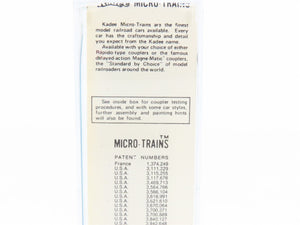 N Scale Micro-Trains/Kadee 32000 ROCK 