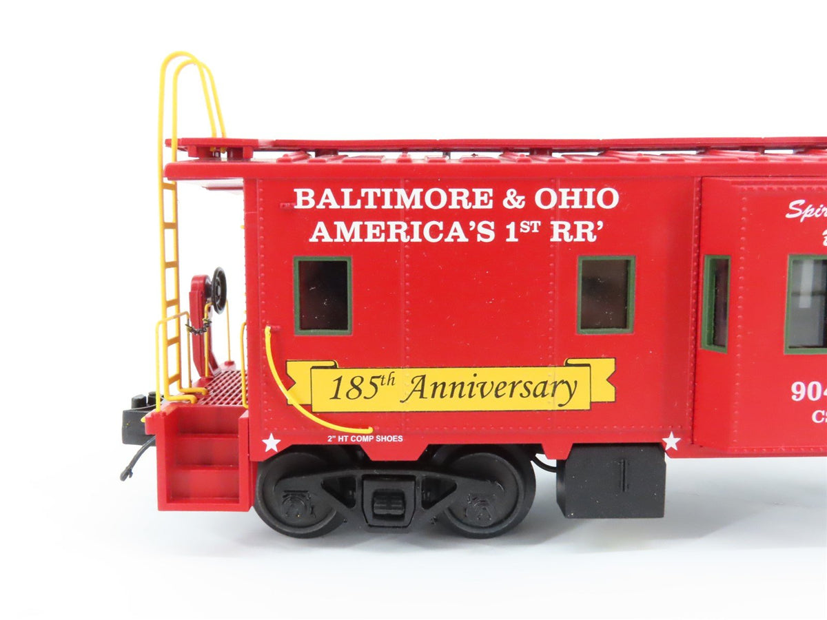 O Gauge 3-Rail MTH 20-91587 CSXT B&amp;O Baltimore &amp; Ohio Bay Window Caboose #904000