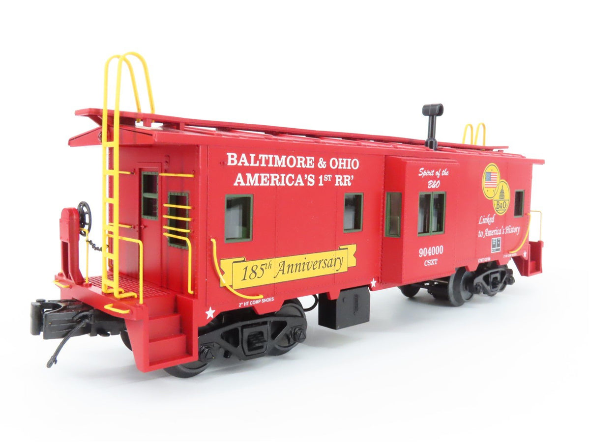 O Gauge 3-Rail MTH 20-91587 CSXT B&amp;O Baltimore &amp; Ohio Bay Window Caboose #904000
