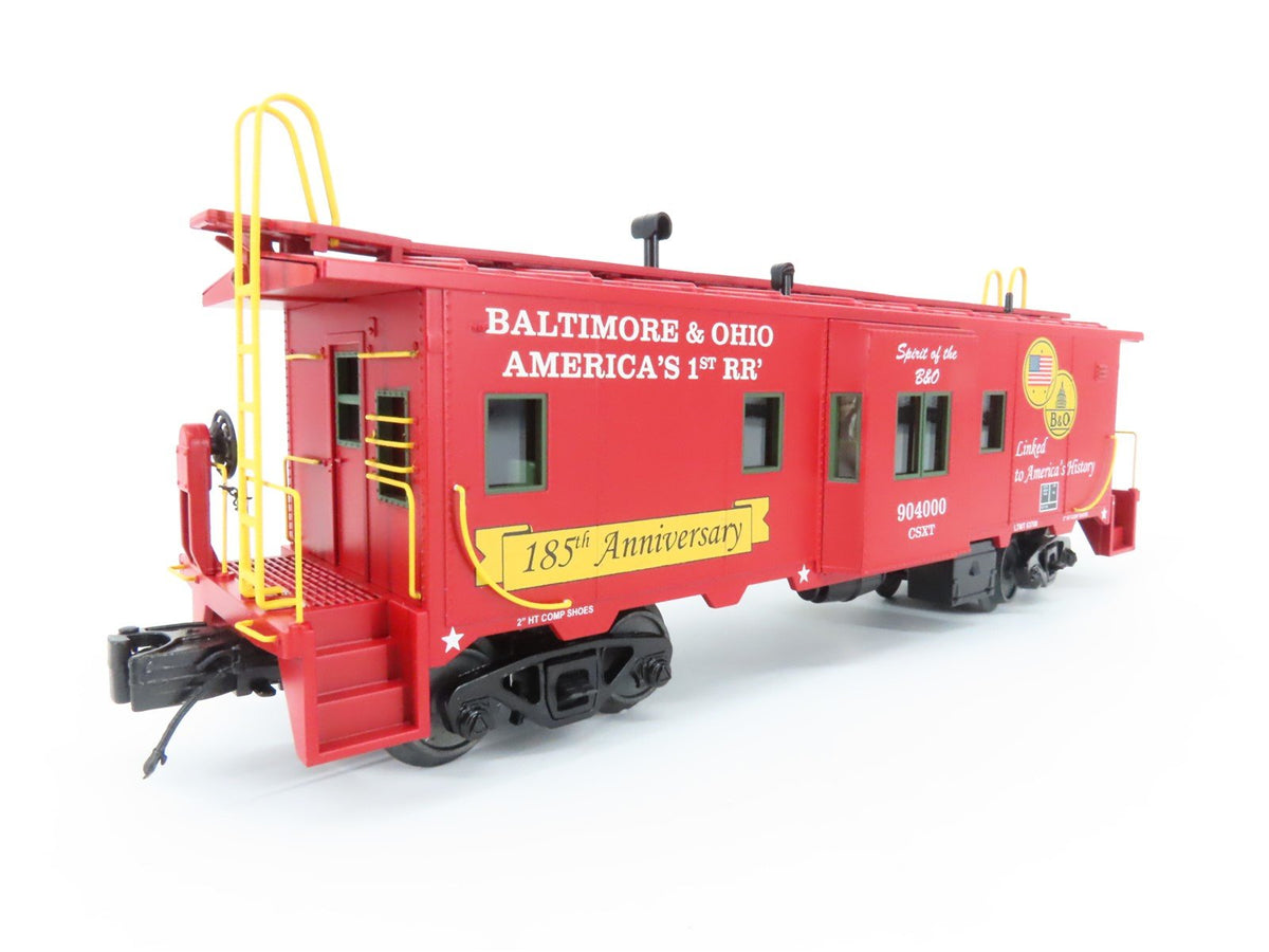 O Gauge 3-Rail MTH 20-91587 CSXT B&amp;O Baltimore &amp; Ohio Bay Window Caboose #904000
