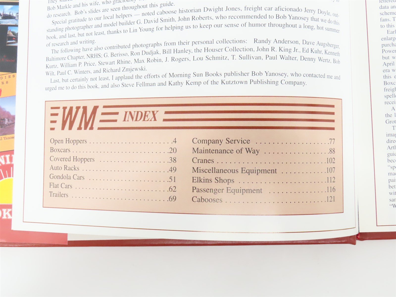 Morning Sun WM Color Guide to Freight & Passenger Equipment by Brown ©1995 HC