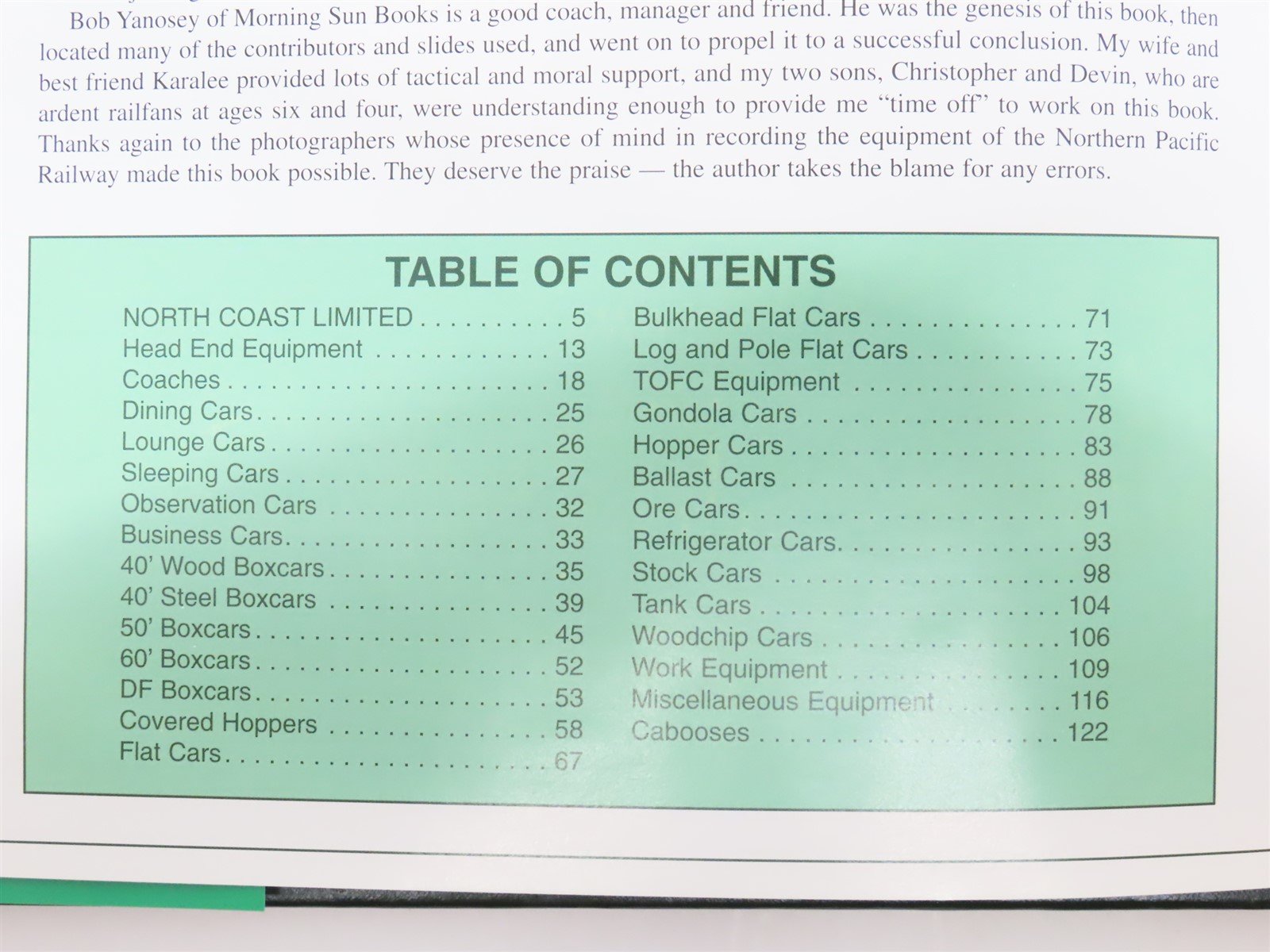 Morning Sun NP Color Guide to Freight & Passenger Equipment by Sullivan ©2000