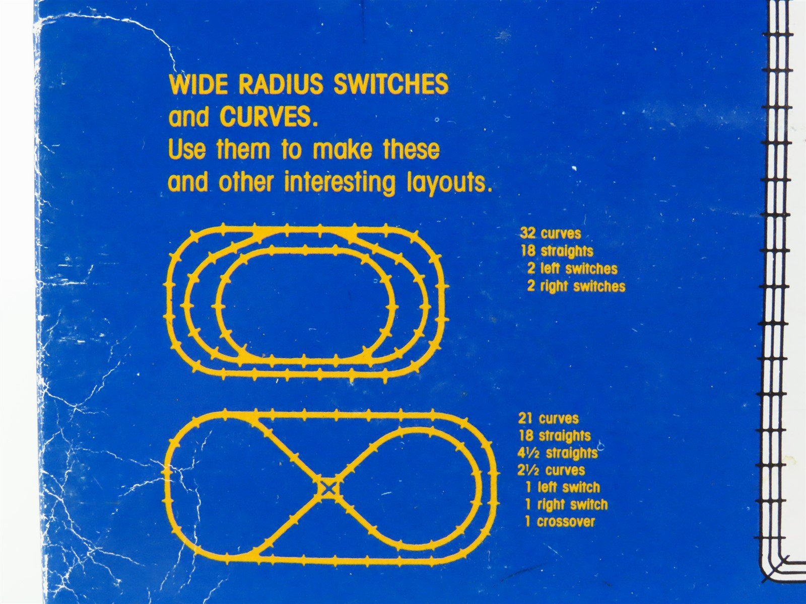 O Gauge 3-Rail K-Line K-274 Right Hand Manual Control Switch Track