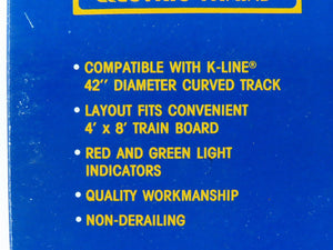 O Gauge 3-Rail K-Line K-274 Right Hand Manual Control Switch Track