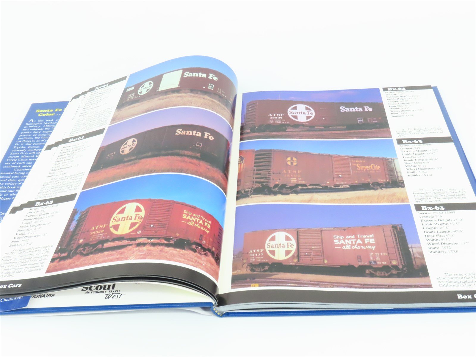 Santa Fe Freight in Color...The Series Volume 1 Boxcars by Priest & Chenoweth HC