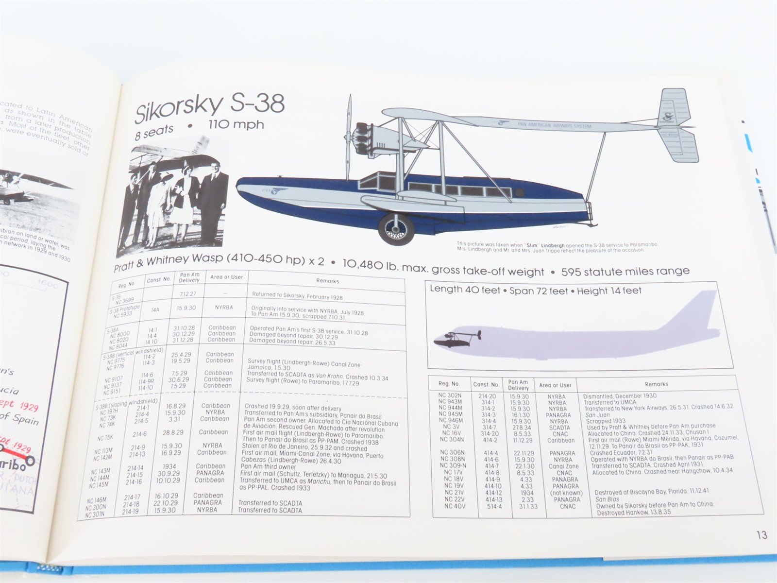 Pan Am An Airline and Its Aircraft by R.E.G. Davies ©1987 HC Book