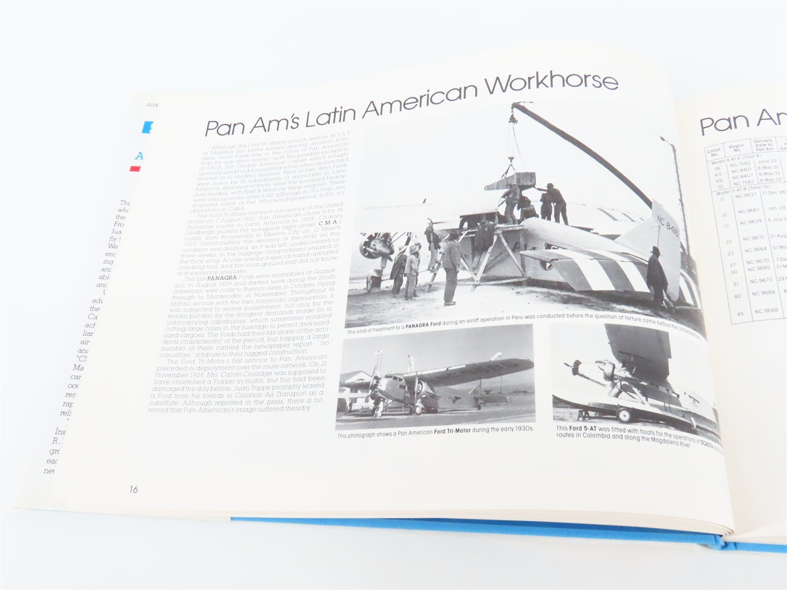 Pan Am An Airline and Its Aircraft by R.E.G. Davies ©1987 HC Book