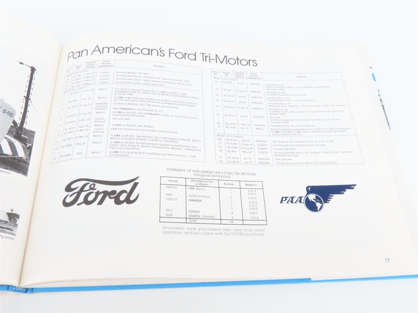 Pan Am An Airline and Its Aircraft by R.E.G. Davies ©1987 HC Book