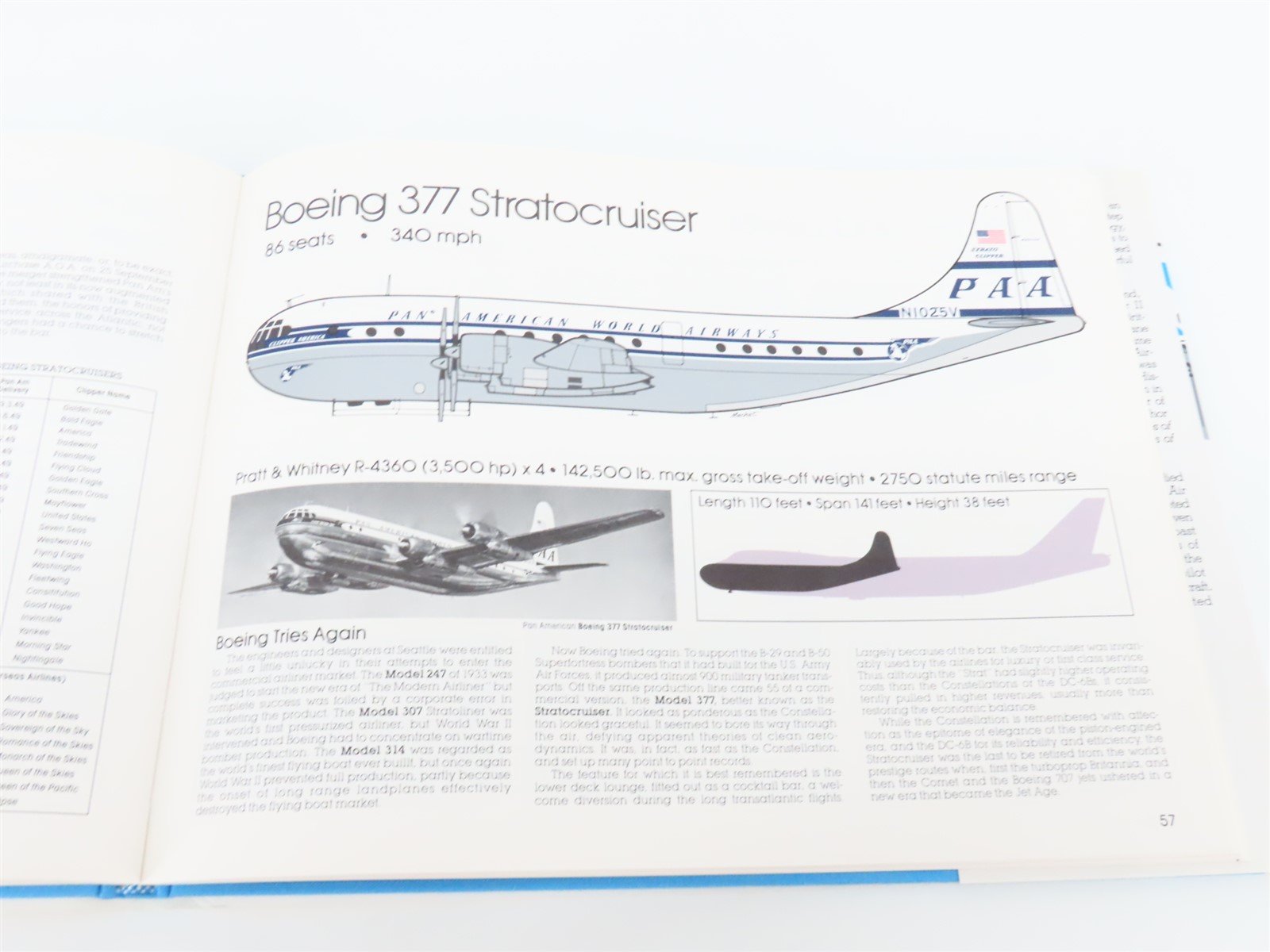 Pan Am An Airline and Its Aircraft by R.E.G. Davies ©1987 HC Book