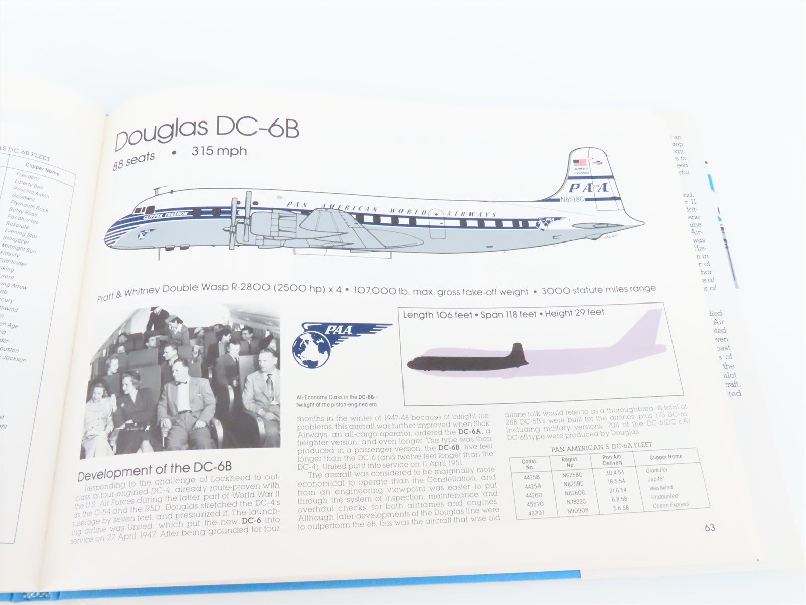 Pan Am An Airline and Its Aircraft by R.E.G. Davies ©1987 HC Book