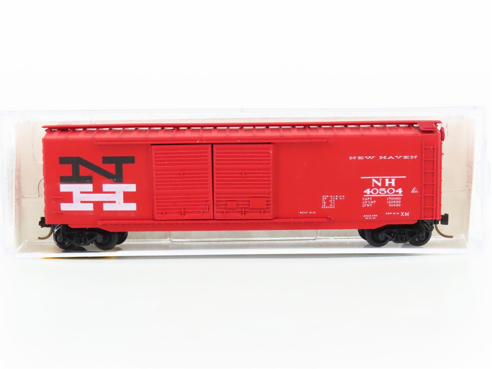 N Scale Eastern Seaboard/MTL 2010T NH New Haven 50' Boxcar #40504 Pro Custom
