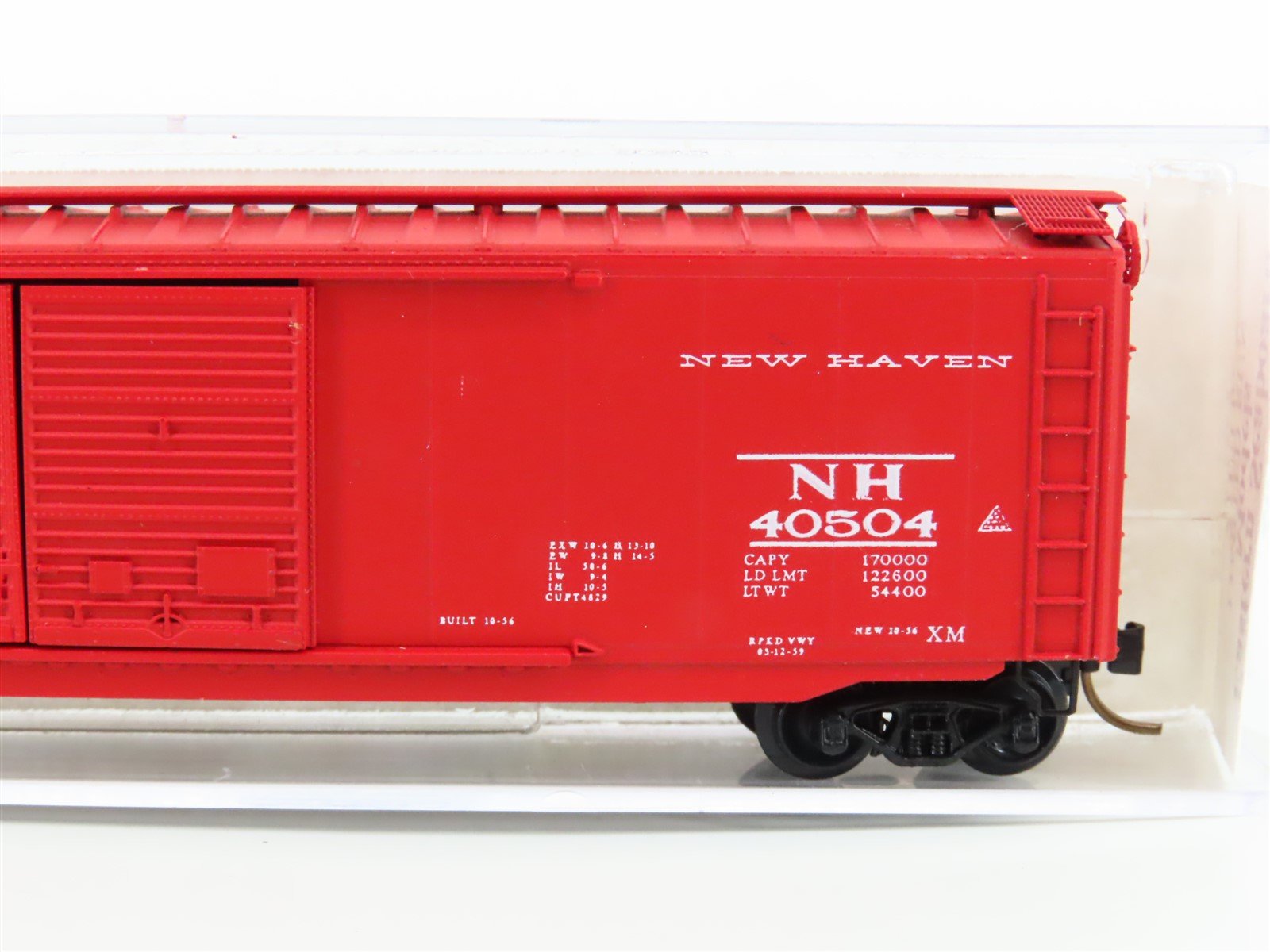 N Scale Eastern Seaboard/MTL 2010T NH New Haven 50' Boxcar #40504 Pro Custom