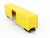 N Scale Micro-Trains/Kadee 25012 Unlettered Yellow 50' Boxcar CUSTOM