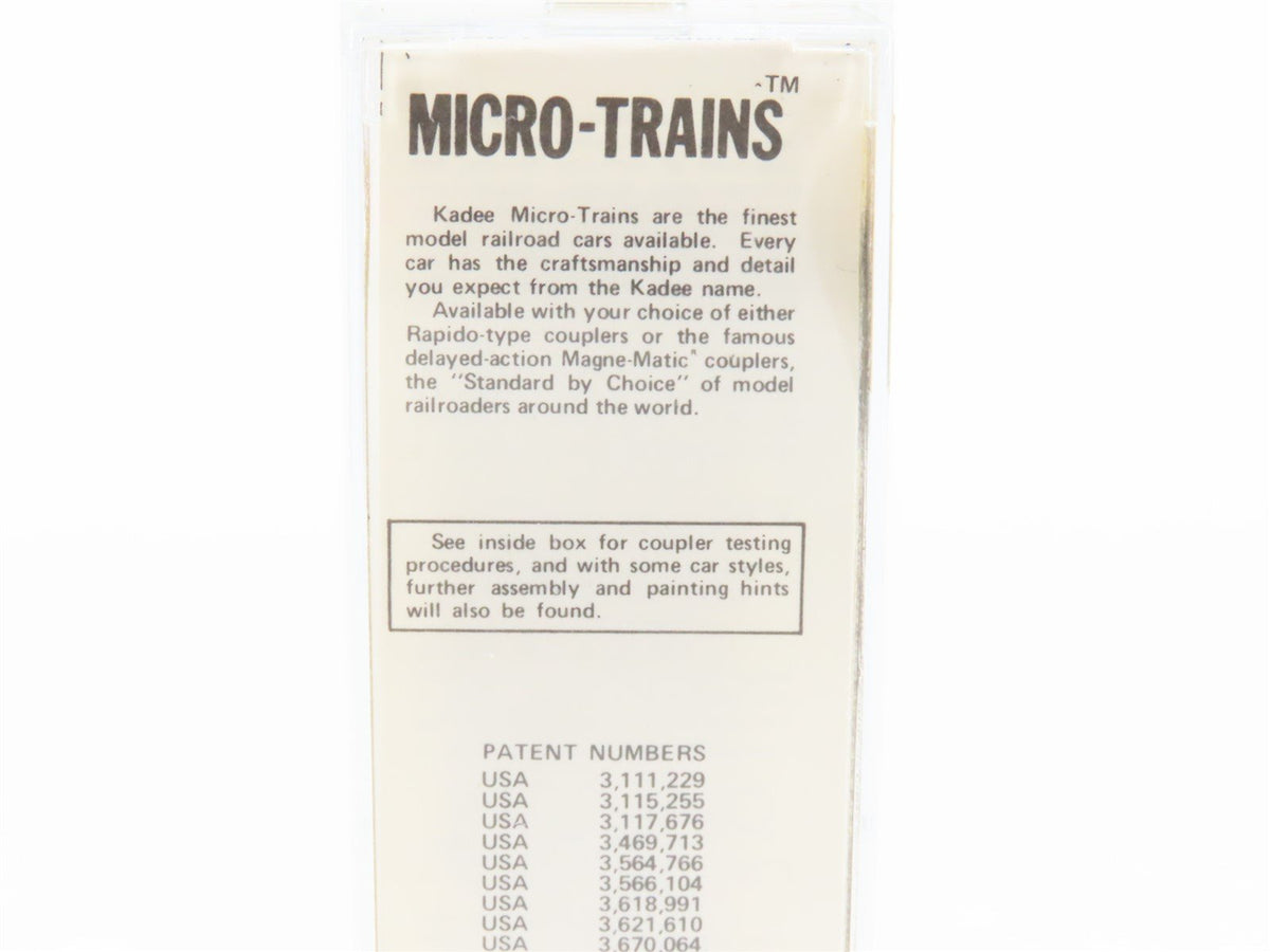 N Scale Micro-Trains/Kadee 25012 Unlettered Yellow 50&#39; Boxcar CUSTOM