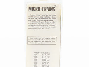 N Scale Micro-Trains/Kadee 25012 Unlettered Yellow 50' Boxcar CUSTOM