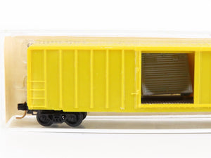 N Scale Micro-Trains/Kadee 25012 Unlettered Yellow 50' Boxcar CUSTOM