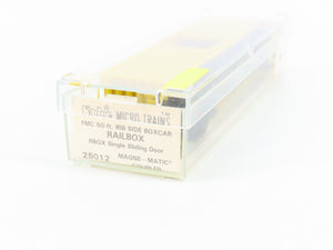 N Scale Micro-Trains/Kadee 25012 Unlettered Yellow 50' Boxcar CUSTOM