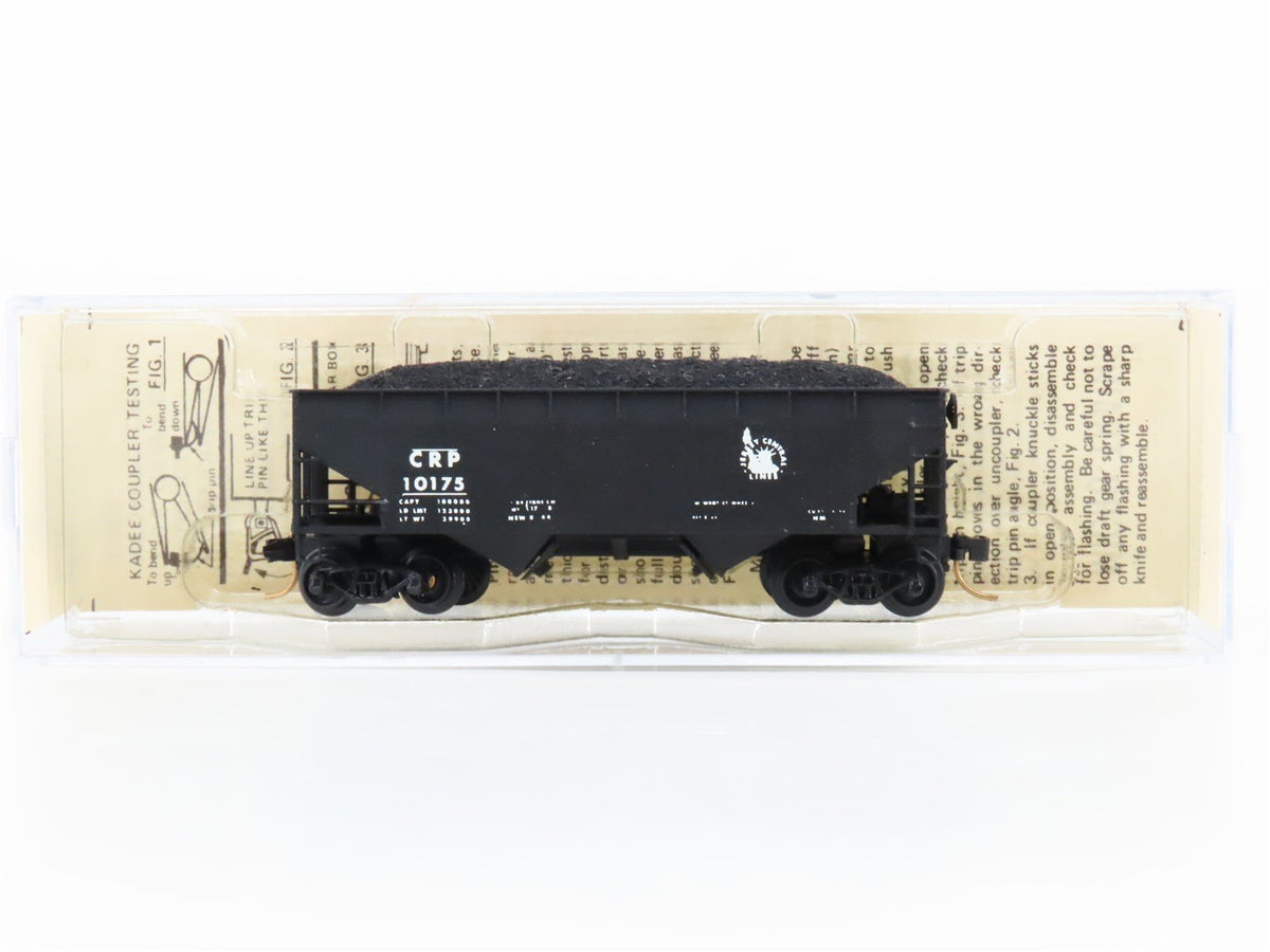 N Micro-Trains/Kadee 55080 CRP Jersey Central 2-Bay Hopper Car #10175 Custom