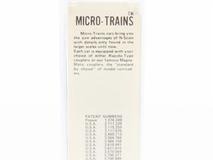 N Micro-Trains/Kadee 55080 CRP Jersey Central 2-Bay Hopper Car #10175 Custom